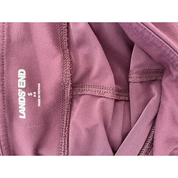 Land's End Women Skort S Mauve Pocket Activewear Golf  Tennis Pickleball - Picture 2 of 5